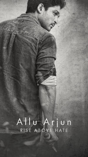 Allu Arjun Hd Looking Back Wallpaper