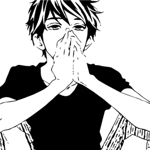 Alone Boy Anime In Black And White Wallpaper