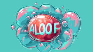 Aloof Bubble Graffiti Art Wallpaper