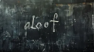 Aloof Chalkboard Texture Wallpaper