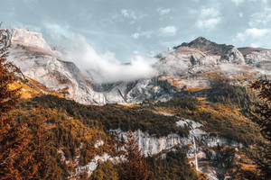 Alps Fall Desktop Wallpaper