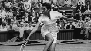 Althea Gibson Playing Tennis Wallpaper