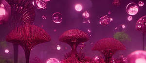 Amazing 3d Viva Magenta World Wallpaper