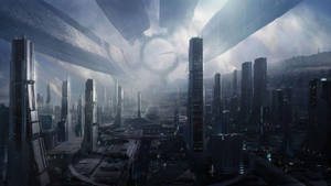 Amazing Futuristic City Wallpaper