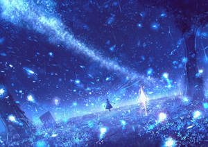 Amazing Galaxy In Anime Universal Wallpaper