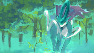 Amazing Suicune Digital Art Wallpaper