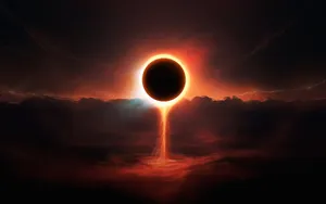 Amazing Sun Eclipse Wallpaper