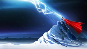Amazing Thor Lightning Art Wallpaper