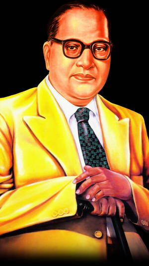 Ambedkar Oil Painting Wallpaper