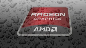 Amd Radeon Graphics Droplets Wallpaper