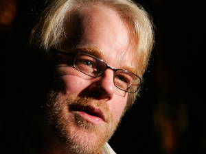 American Actor Philip Seymour Hoffman Dark Toned Background Wallpaper