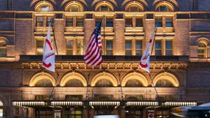 American Flag Carnegie Hall Wallpaper