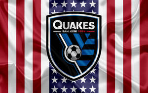 American Flag San Jose Earthquakes Artwork Wallpaper