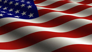 American Flag With Folds Wallpaper