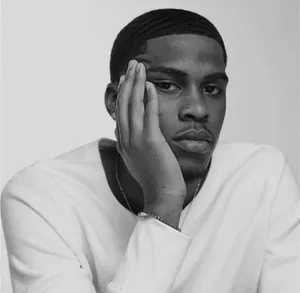 American Swavy Lee Black And White Portrait Wallpaper