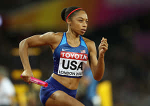 American Track And Field Athlete Allyson Felix Wallpaper