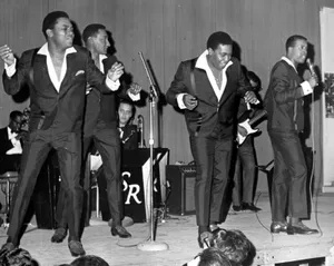 American Vocal Quartet Four Tops By Arnie Lee 1967 Wallpaper