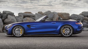 Amg Gt R Dark Ocean Blue Wallpaper