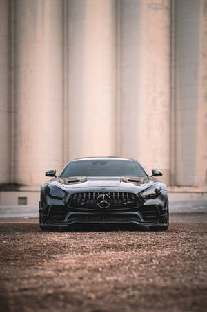 Amg Gtr Luxurious All-black Wallpaper