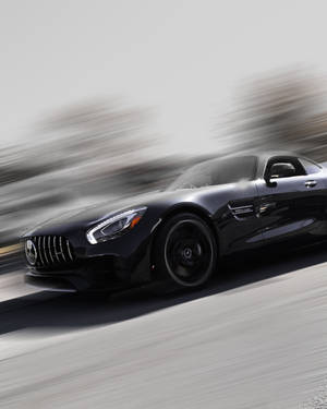 Amg Gtr Motion Blur Wallpaper