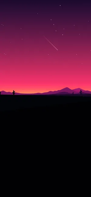 Amoled Android Minimalist Black Red Wallpaper