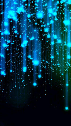 Amoled Falling Blue Lights Wallpaper