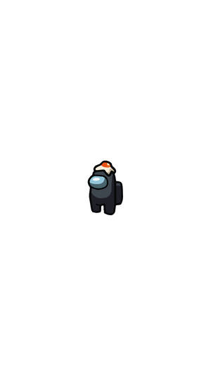 Among Us Black Egg Wallpaper