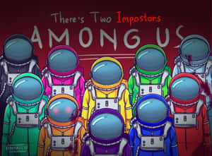 Among Us There Is Two Imposters Wallpaper