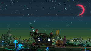 Amphibia Night Scenery Wallpaper