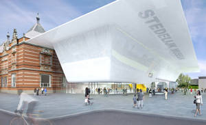 Amsterdam Stedelijk Museum Facade Wallpaper