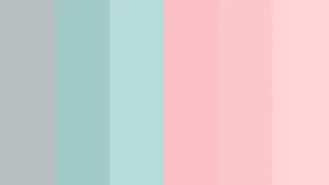 An Abstract Blend Of Pink And Teal Colors. Wallpaper