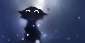 An Adorable Cartoon Animal Smiles And Waves At The Camera. Wallpaper