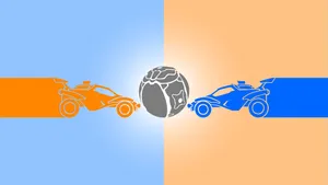 An Awesome In-game Image Of Rocket League Wallpaper