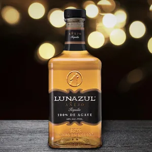 An Elegant Bottle Of Lunazul Anejo Tequila Wallpaper