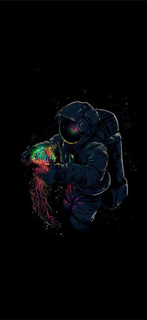 An Expansive Minimalist Space Wallpaper