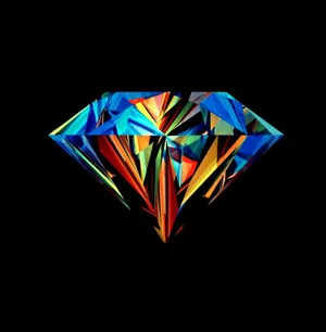An Eye-catching And Cool 3d Diamond Wallpaper