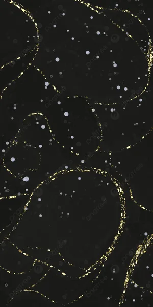 An Eye-catching, Minimalistic Design With A Black And Gold Aesthetic. Wallpaper