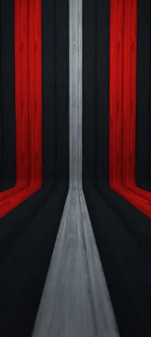 An Eye-catching Red, White And Black Abstract Design. Wallpaper