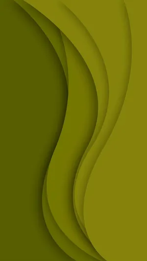 An Iconic, Sleek, And Modern Olive Green Iphone. Wallpaper