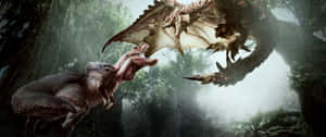 An Impressive Blue Dragon Wallpaper