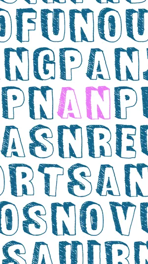 An In A Slew Of Letters Wallpaper