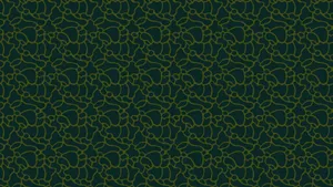 An Intricate Line Drawing Floral Pattern Wallpaper