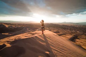 An Oasis In The Desert. Wallpaper