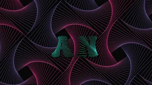 An On Geometric-patterned Wallpaper