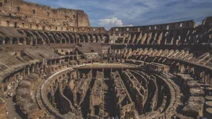 An Oval Amphitheatre Wallpaper
