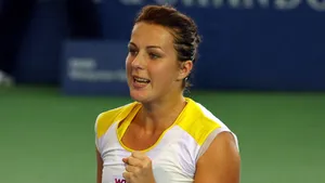 Anastasia Pavlyuchenkova Speaking In Interview Wallpaper