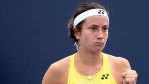 Anastasija Sevastova Fist Pump Wallpaper