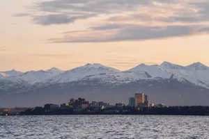 Anchorage In Distance Wallpaper