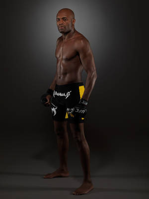 Anderson Silva Standing Posing Wallpaper