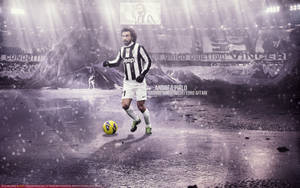 Andrea Pirlo Vintage Art Wallpaper